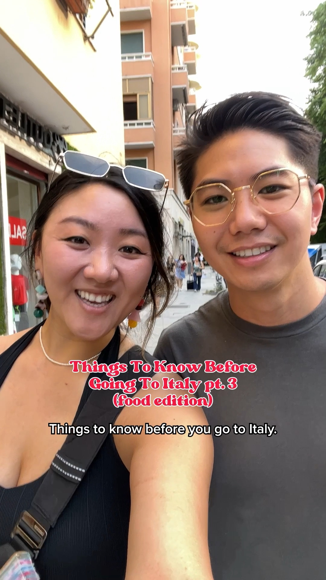 On our Italy Travel Tips Part 3 reel, I'm wearing a cute black halter top, while my fiancé opted for a timeless tee! Don't forget to check out the accessories that are linked too! You can catch the entire video on my Instagram @jasminepak
#travelblogger #casuallook #coupleoutfit #travelmusthave

#LTKVideo #LTKstyletip #LTKtravel