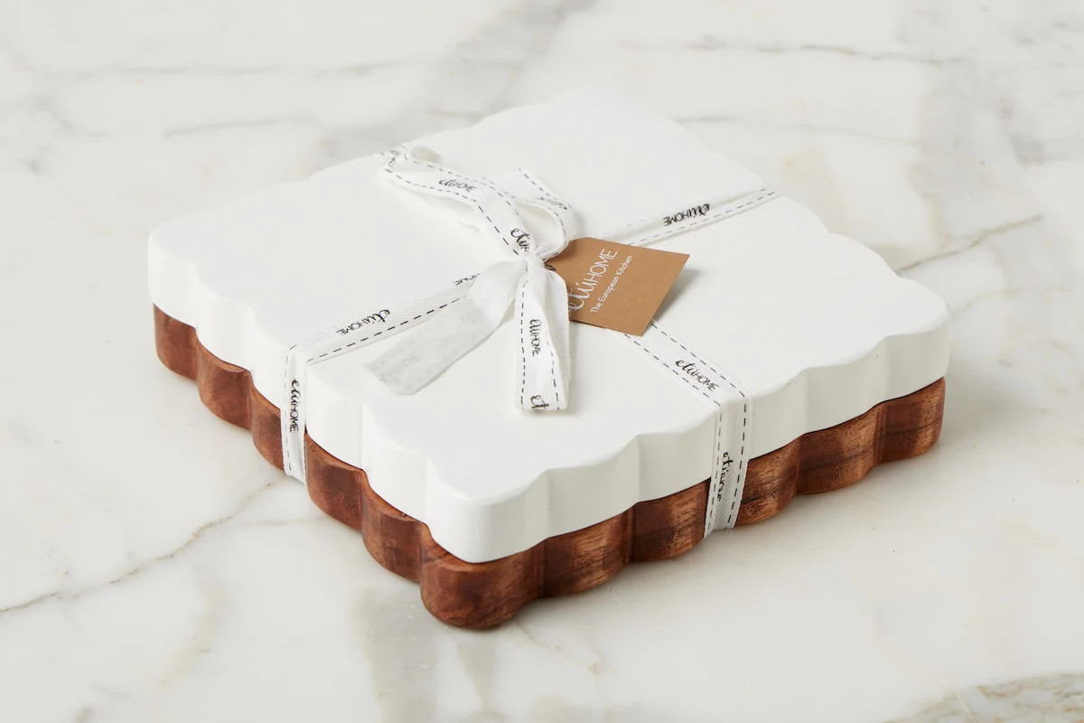 Square Scalloped Board Duo | etúHOME