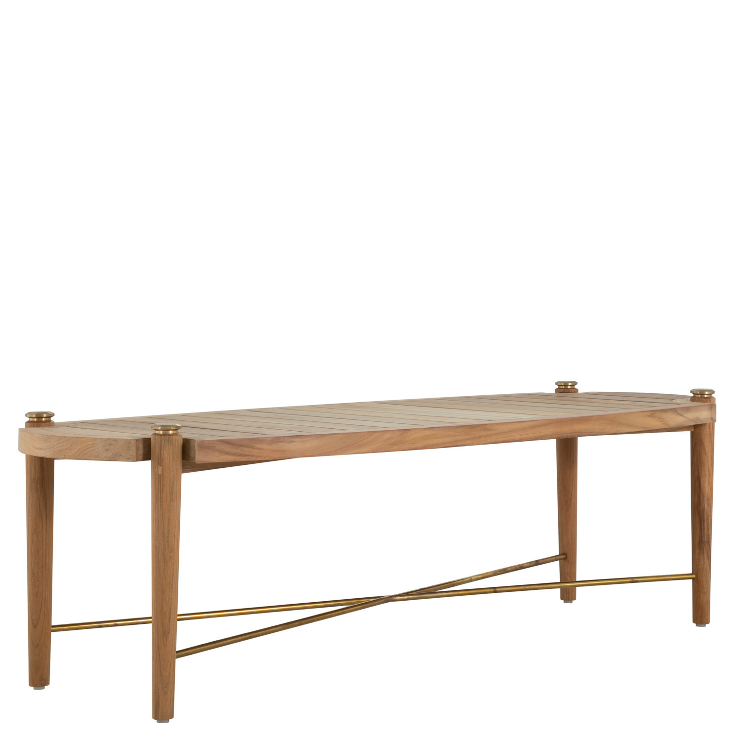 Pacifica Coffee Table Rectangular In Natural Teak | 1stopbedrooms