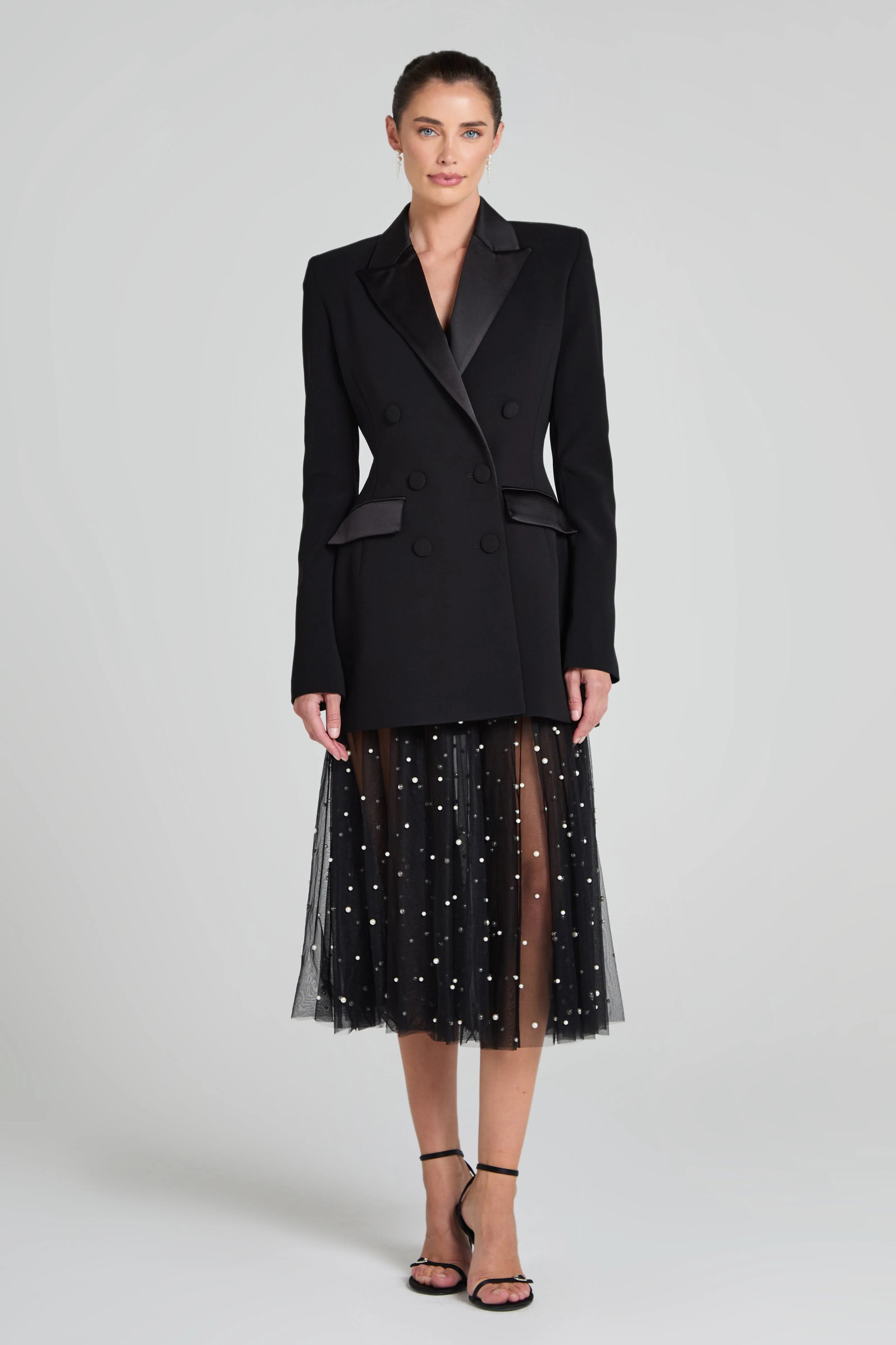 Blake Black Skirt | Nadine Merabi