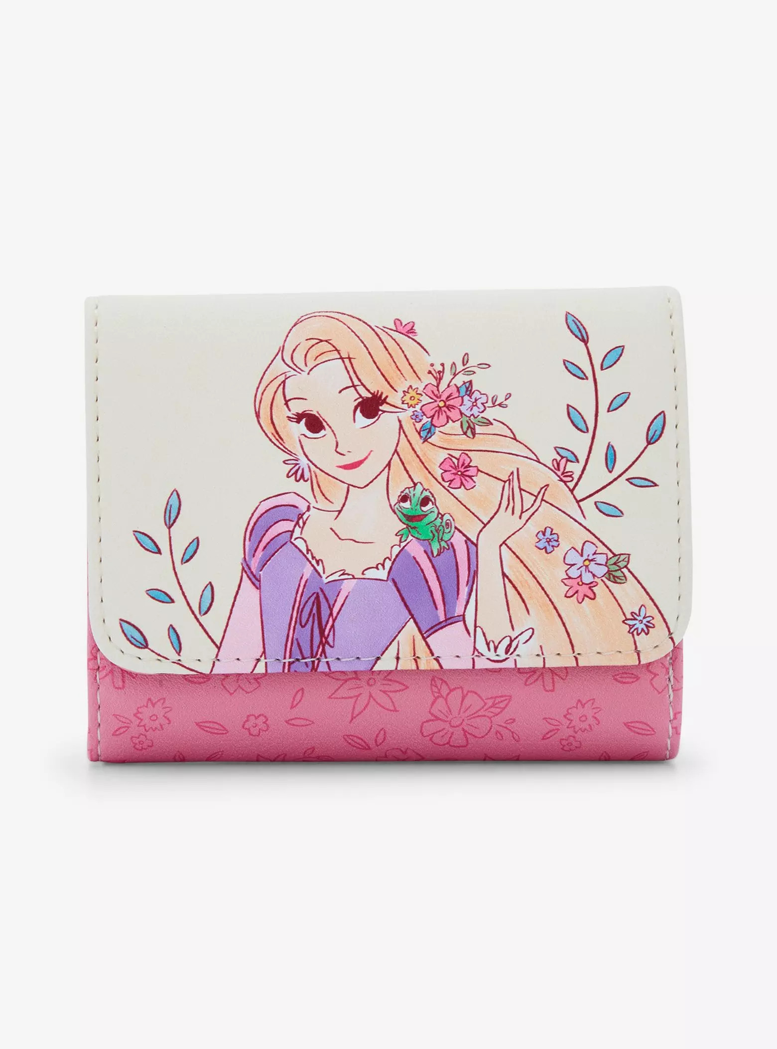 Loungefly Disney Tangled Rapunzel Flowers Mini Flap Wallet | Hot Topic