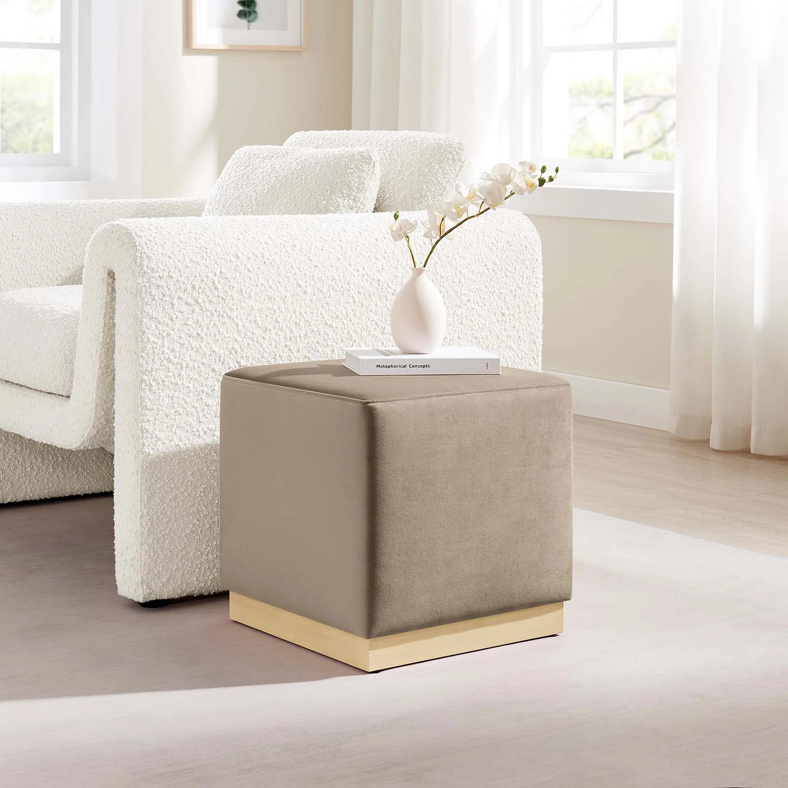 Modway Tilden Upholstered Ottoman | Wayfair North America