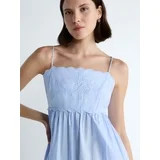 Free Assembly Women’s Embroidered Cotton Midi Dress, Sizes XS-XXL | Walmart (US)