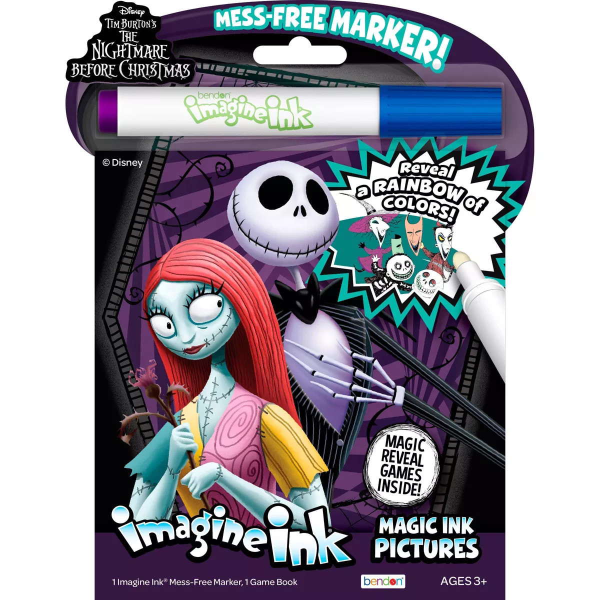 Nightmare Before Christmas Imagine Ink Magic Ink Book | Target