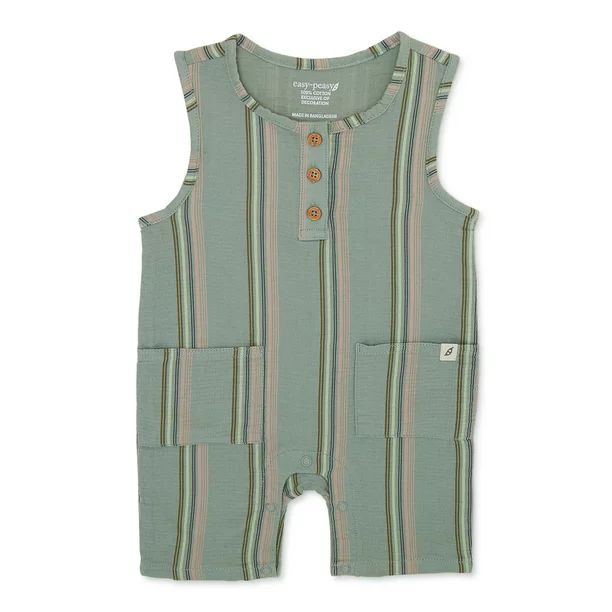 easy-peasy Baby Boys Tank Romper, Sizes 0-24 Months | Walmart (US)