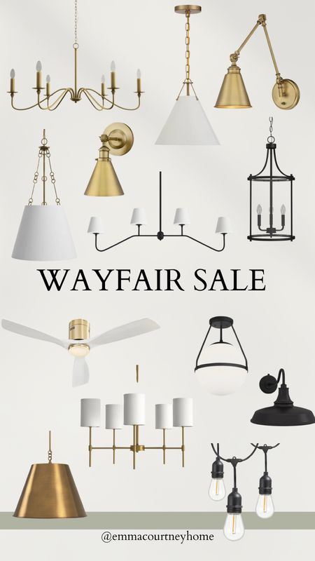 Wayfair Memorial Day sale on lighting. Concluding chandeliers and sconces 

#LTKsalealert #LTKstyletip #LTKhome