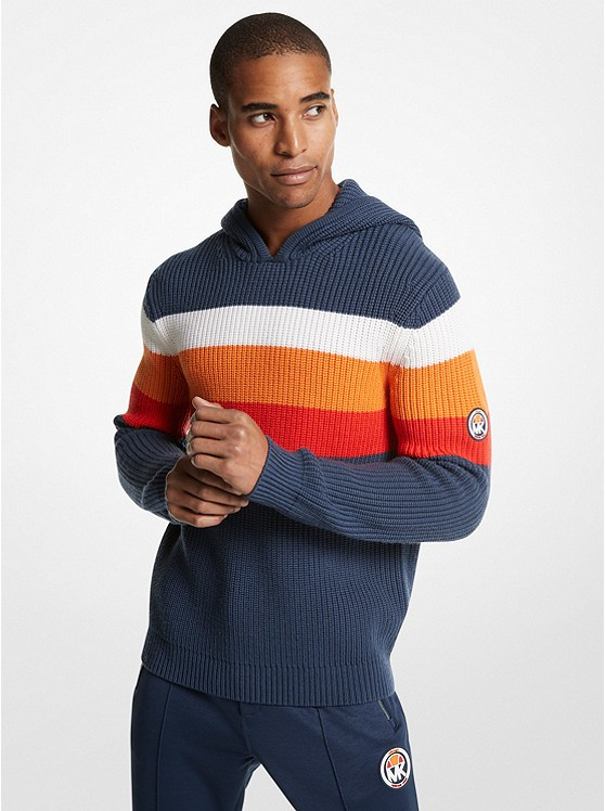 MK X ellesse Ribbed Cotton Blend Hoodie | Michael Kors (AU)