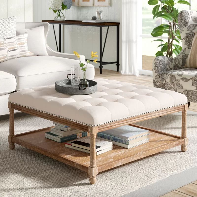 Seana French Tufted Cocktail Ottoman | Wayfair North America