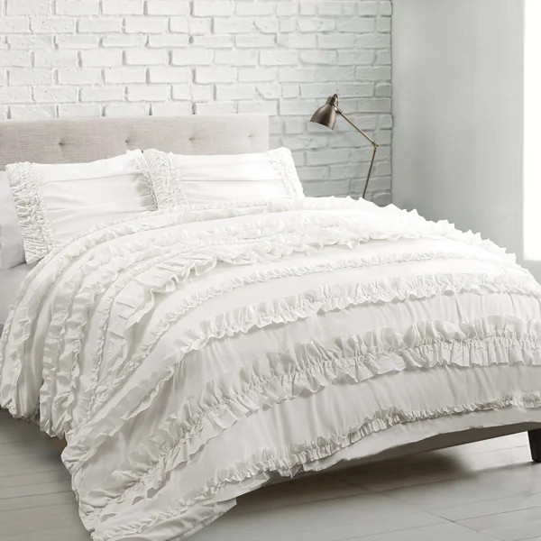 Belle Microfiber Traditional Comforter Set | Wayfair North America