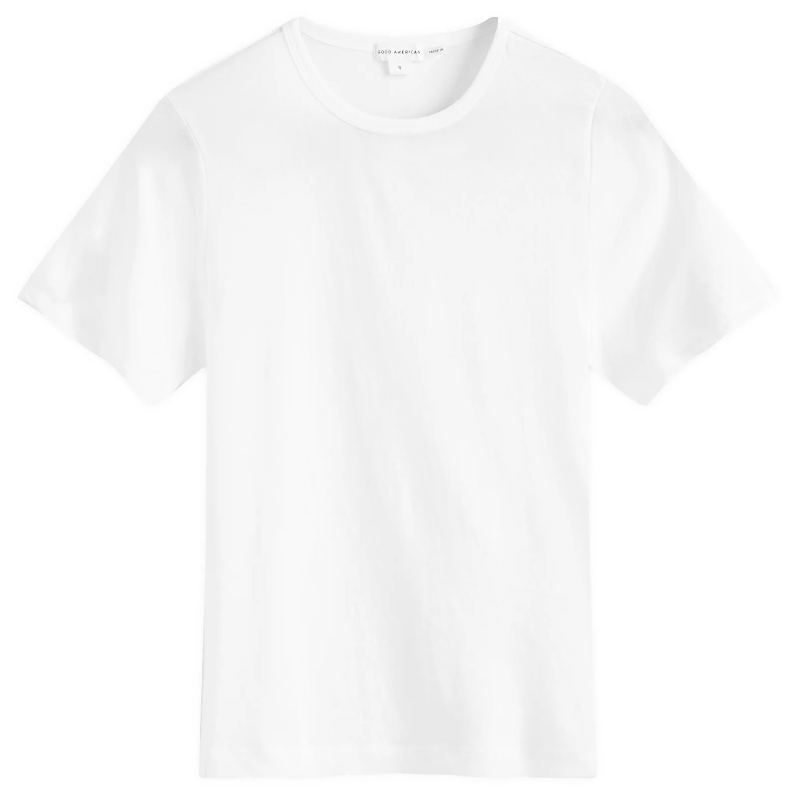 Good American Women's Slim Fitted Tee White | END. Clothing