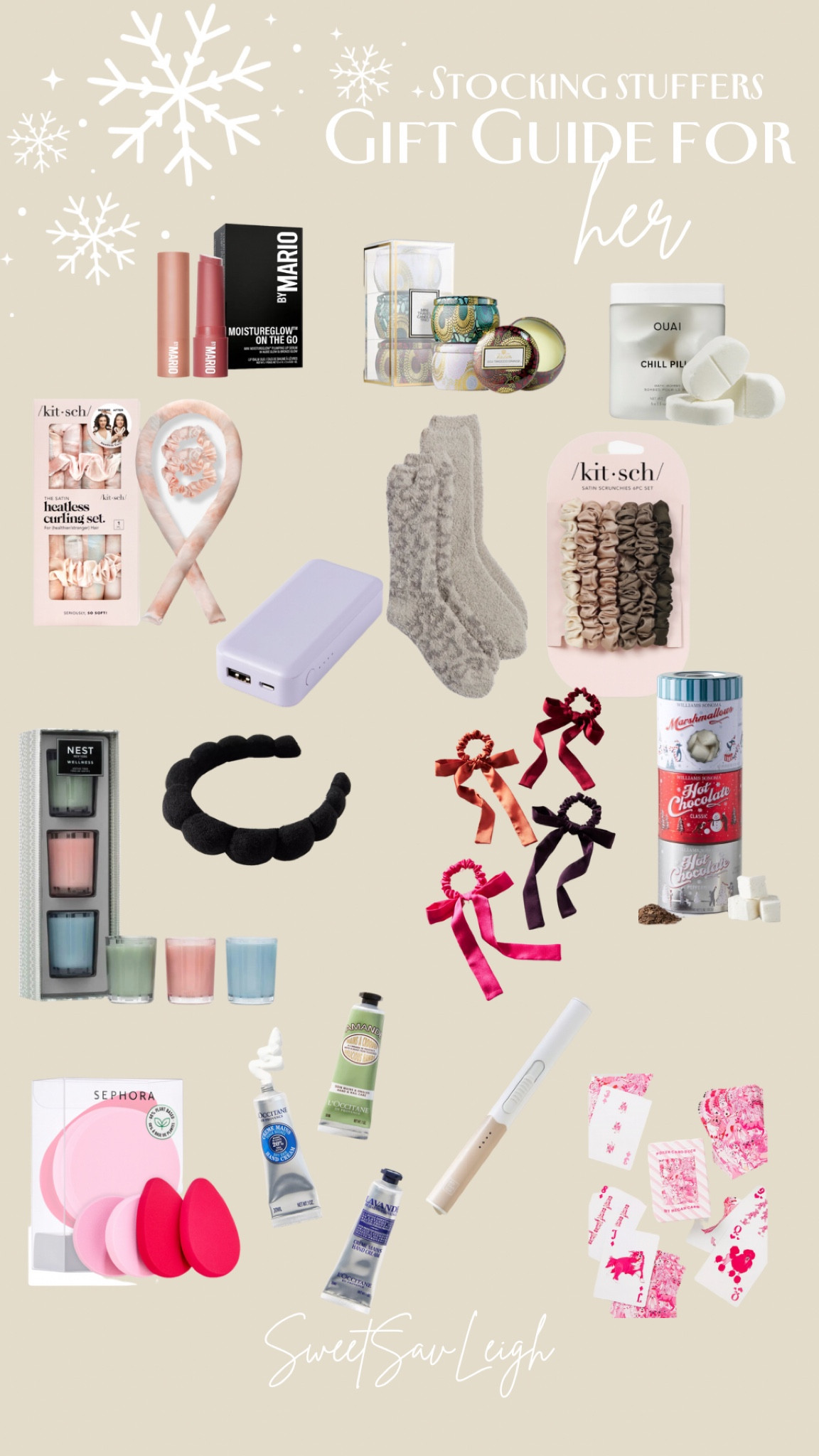 Stocking stuffers for her! 

#LTKGiftGuide #LTKSeasonal #LTKHoliday