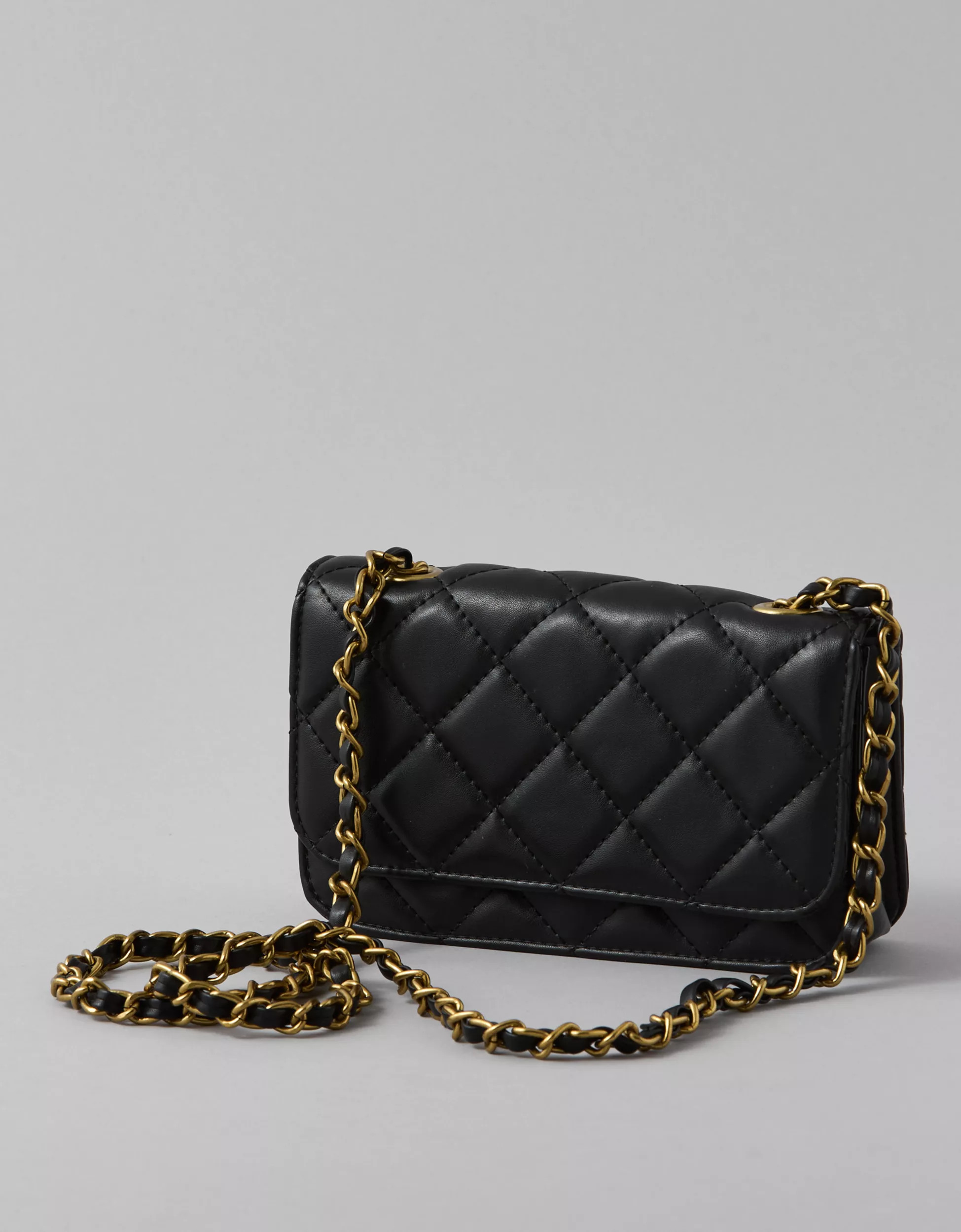 AE Quilted Vegan Leather Bag | American Eagle Outfitters (US & CA)