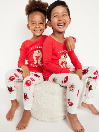 Unisex Snug-Fit Printed Pajama Set for Toddler & Baby | Old Navy (US)