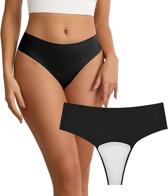 Camel Toe Cover Thong/Camel Toe Concealer Underwear/Camel Toe Hider Built in Crotch Panel to Hide... | Amazon (US)