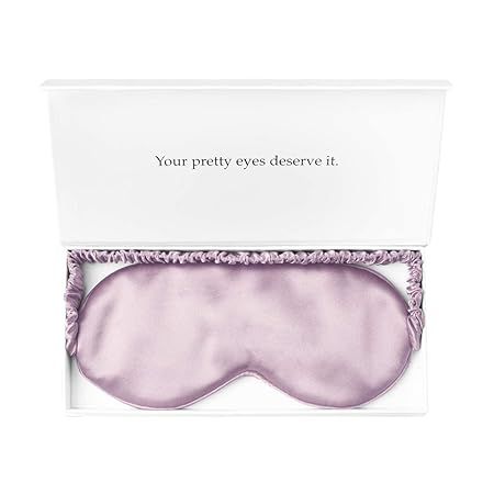 Silk Sleep Mask Light Blocking Luxury 100% Mulberry 19mm Silk Eye Mask Eye Cover Blindfold Ultra ... | Amazon (US)