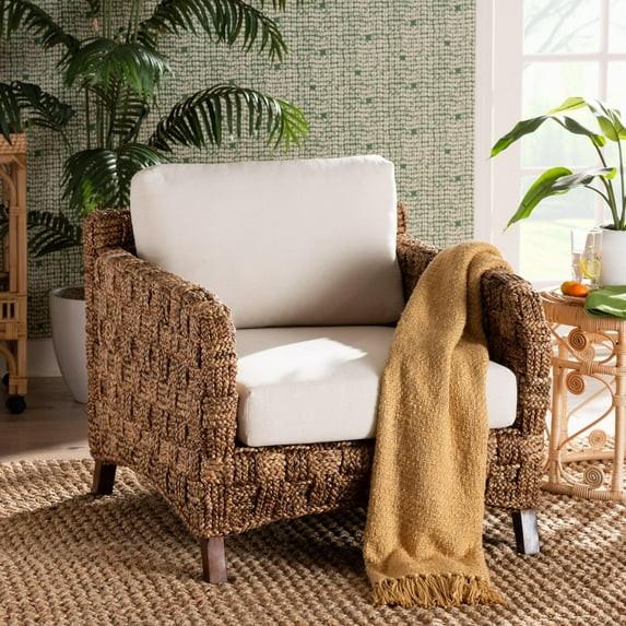 bali & pari Vevina Boho Chair, Natural Brown | Walmart (US)