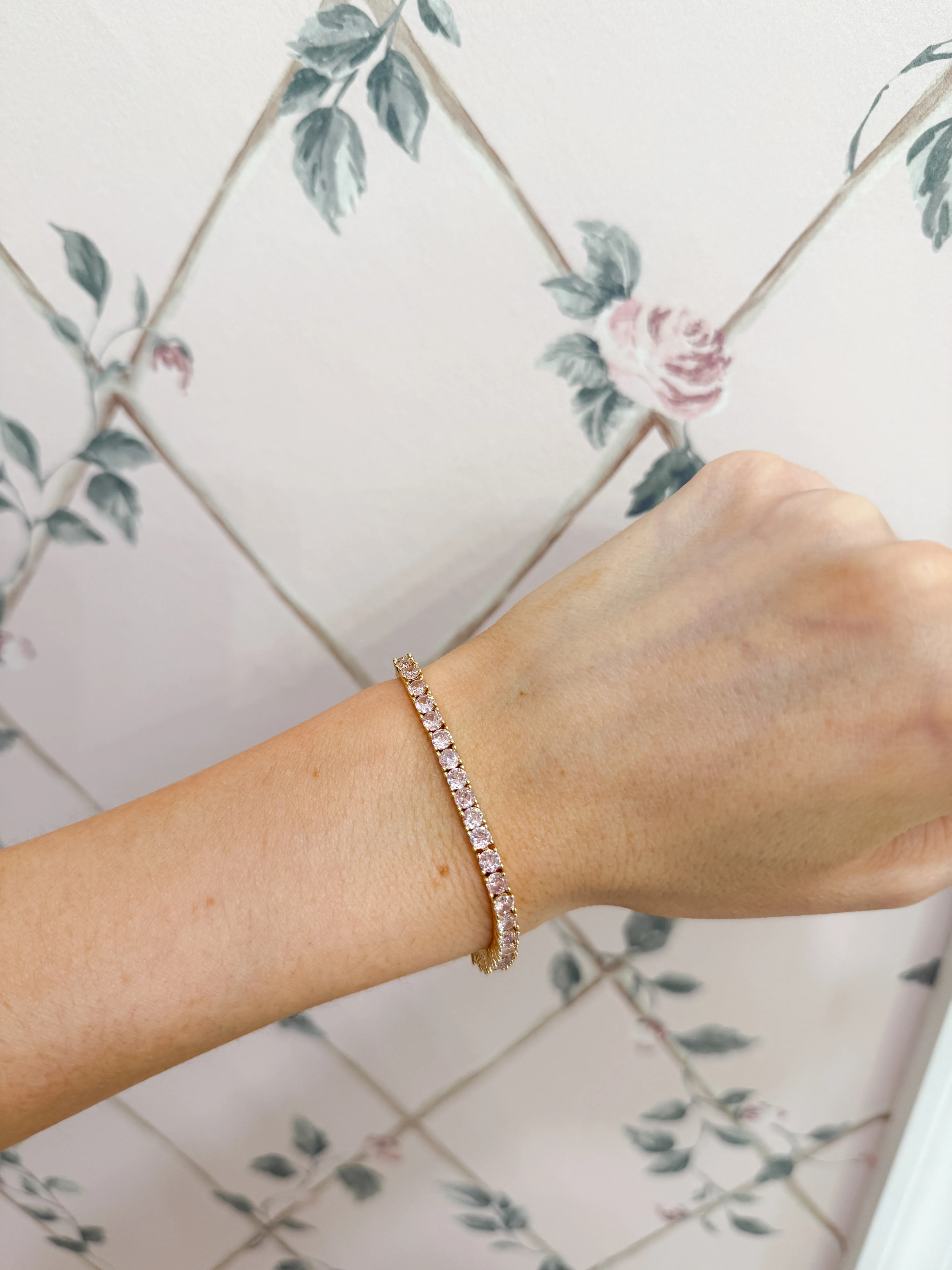 Rosie Dreams Pink Tennis Bracelet | Carin Rose