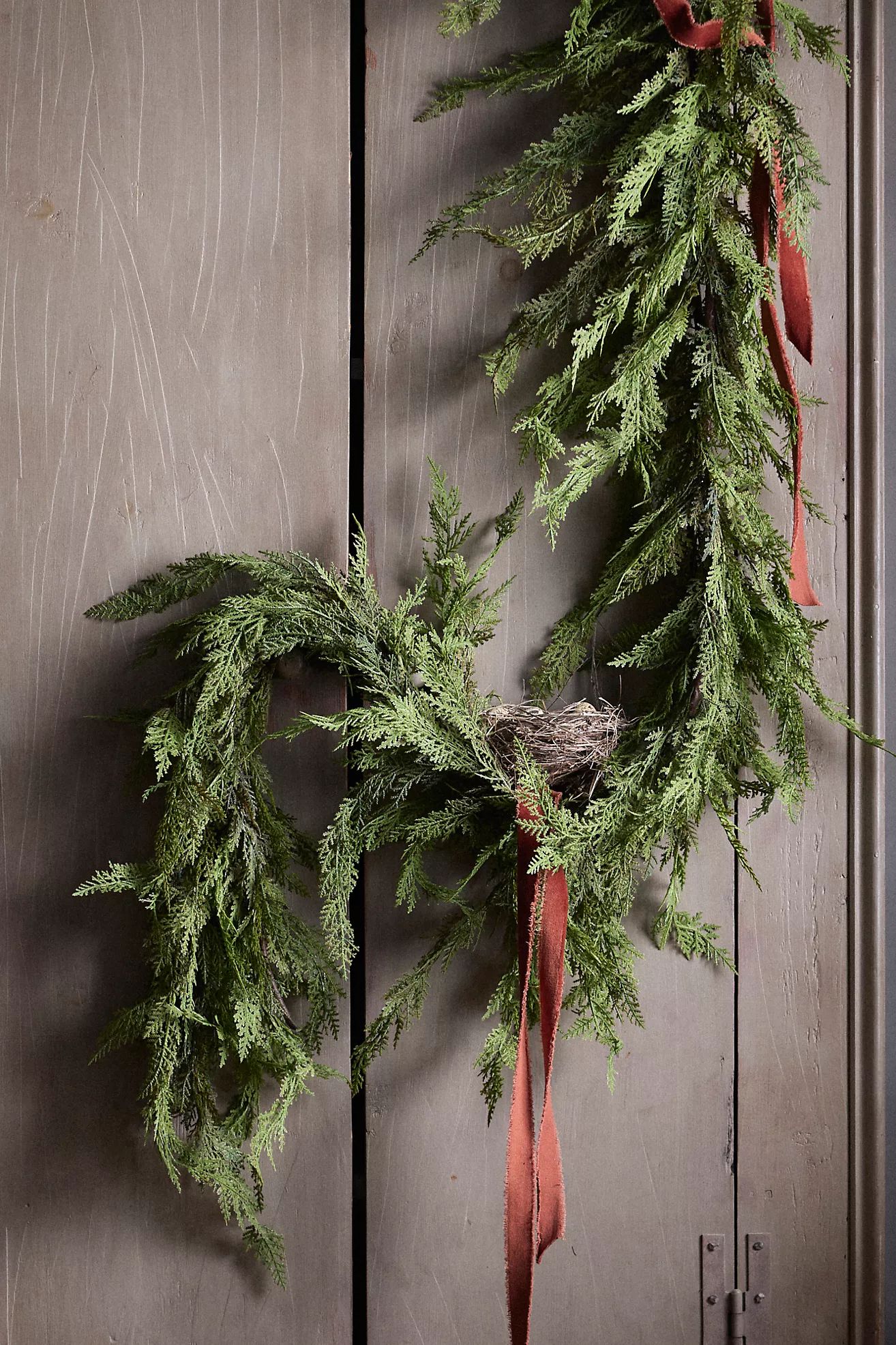 Faux Cedar Garland, Evergreen | Terrain