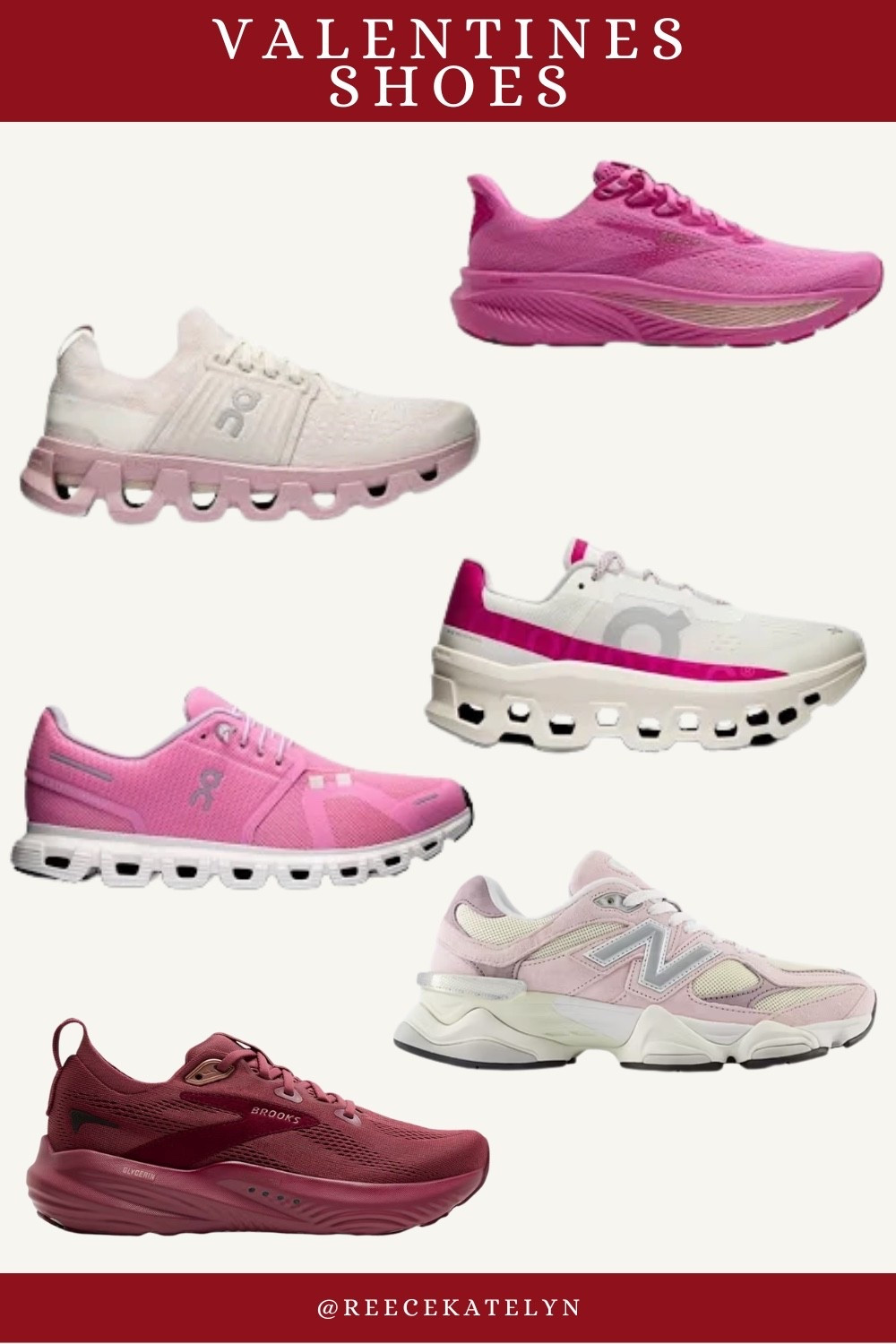 Valentines women’s running shoes / nurse ootd shoes 