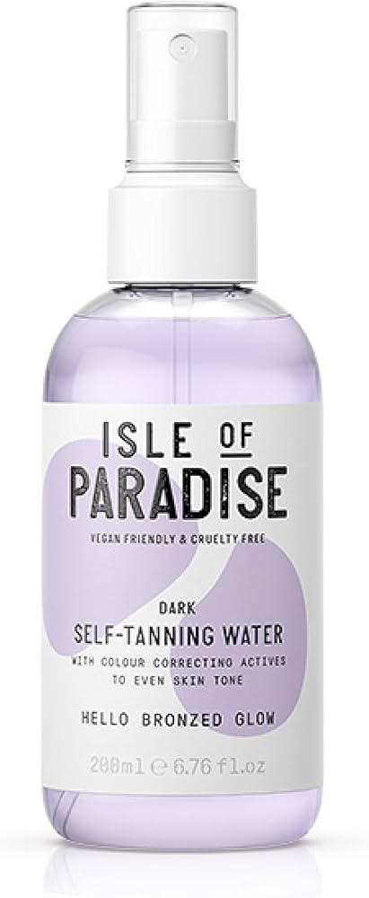 Isle of Paradise Self Tanning Water - Color Correcting Self Tan Spray, Vegan and Cruelty Free, 6.... | Amazon (US)