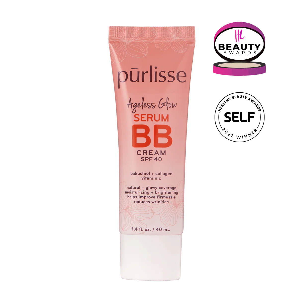 Ageless Glow Serum BB Cream SPF 40 | Purlisse