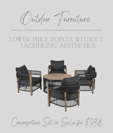 Outdoor patio furniture at lower price points without sacrificing aesthetics…

#LTKhome