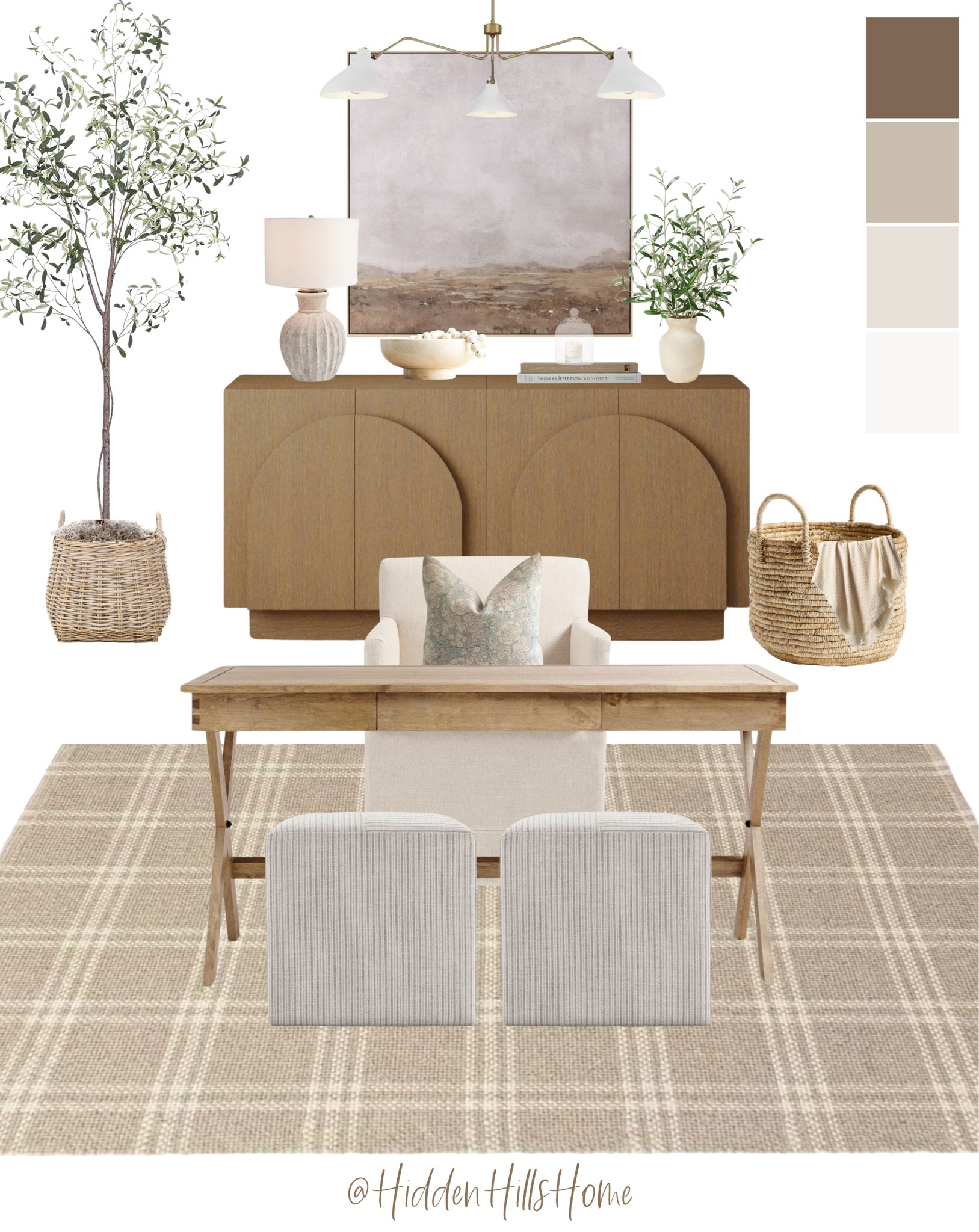 Home office decor ideas, home office inspiration, office desk, office chair, neutral home office design, office mood board, work from home #homeoffice

#LTKStyleTip #LTKSaleAlert #LTKHome