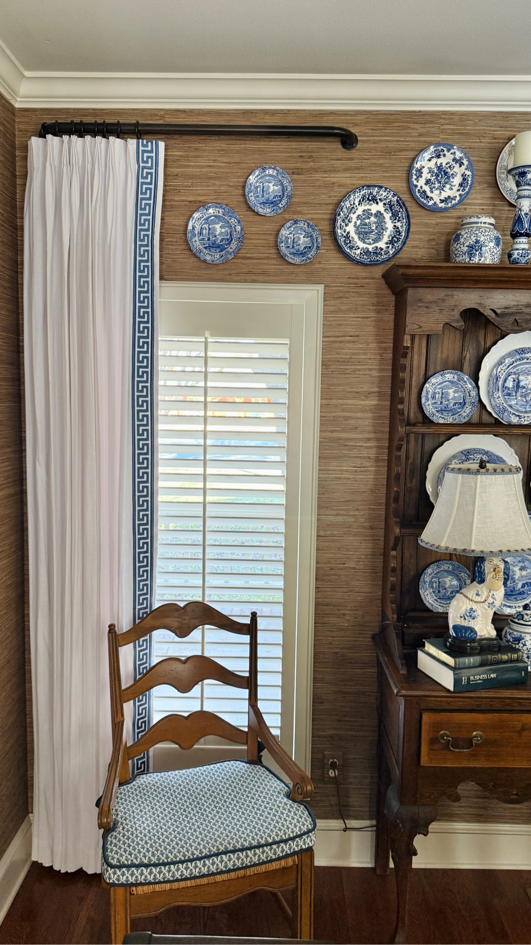 My new dining room drapes are up and I’m smitten😍 Wait ‘till you see all of the options!

As soon as I got these unboxed and hung I was instantly in love with the white linen + blue embroidered Greek key trim combo. My new drapes are pinch pleated, custom sized, and were done in just a few weeks! I truly am so impressed with @twopagescurtains. For someone who’s been designing and installing drapery for 20+ years, that’s saying something!

I thought ordering through their website was super easy. They offer samples of everything, and videos on how to determine the right size for your window. They’re also having a great sale right now, so what are you waiting for!? Don’t forget to use my code GRACEHARRISCO for a 22% discount.

Here are the details on what I ordered: 
• Jawara fabric, color white J410-1
• Trim F42
• Triple tailor pleat
• Room darkening 75% lining
• Memory shaped (this just means they ship folded in the pleat to stay tailored looking)
• 50” panel width


#graceharriscollection #twopagescurtains #customdrapery #greekkeytrim 


#LTKHome