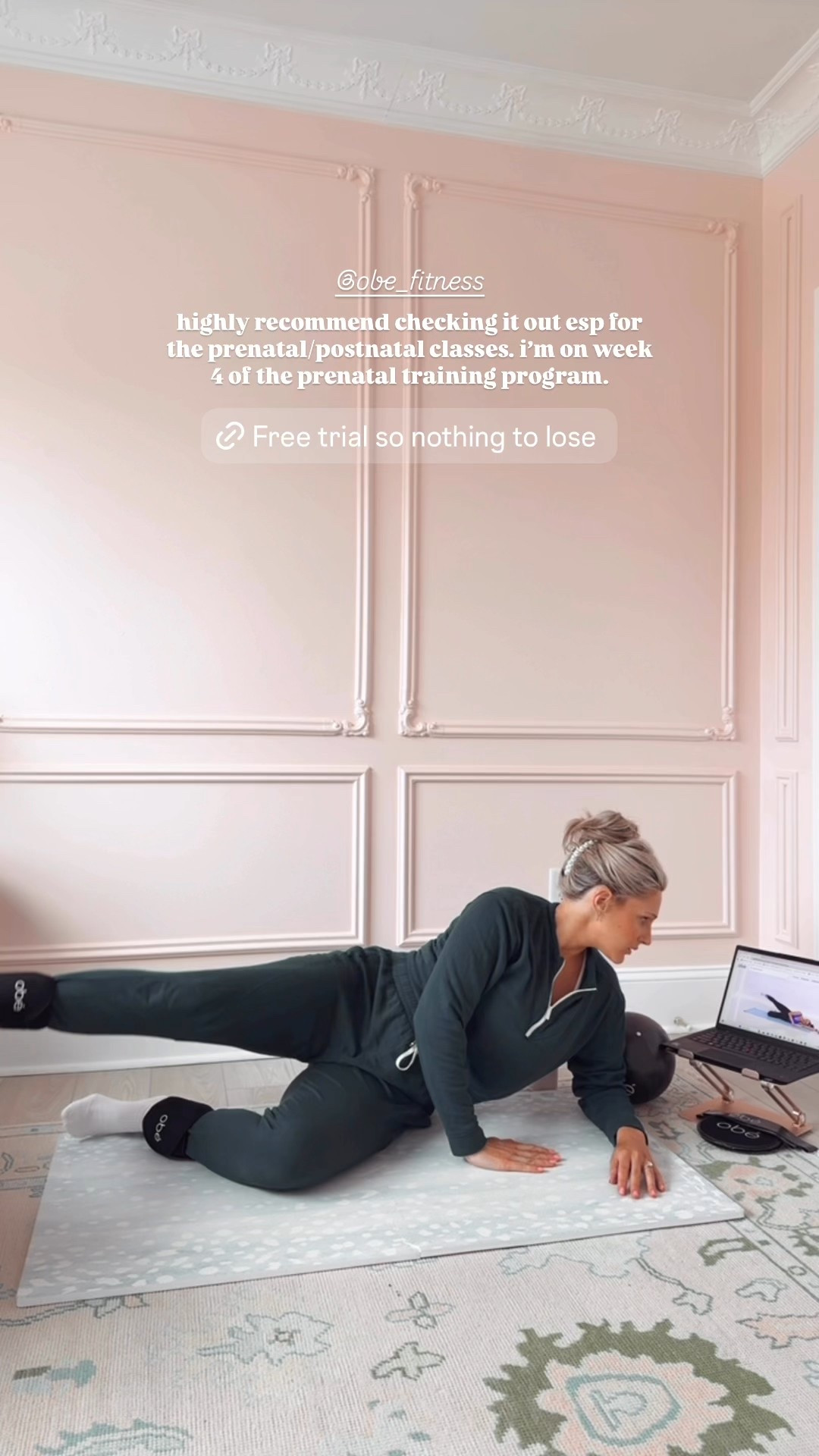 loving my new obe fitness workout program 🤍
Prenatal strength classes
Prenatal workout


#LTKBump #LTKFindsUnder100 #LTKFindsUnder50