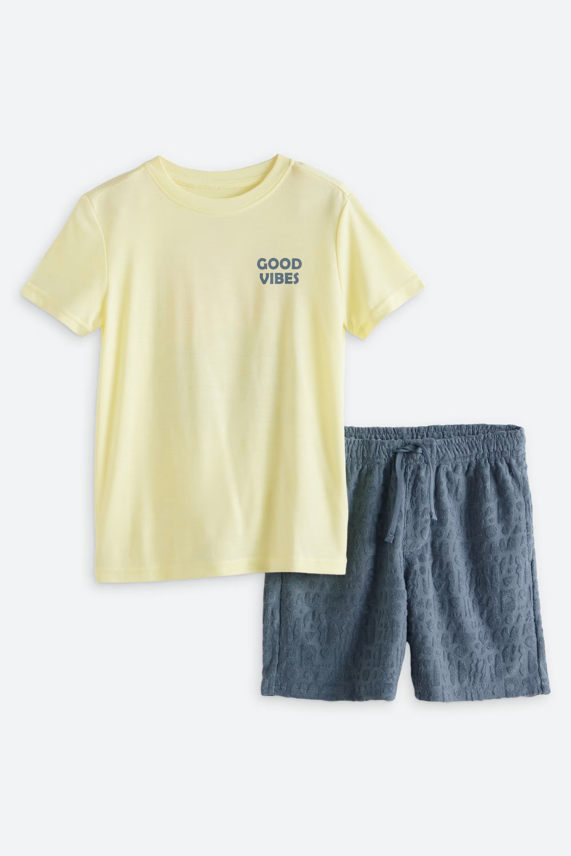 Graphic Tee and Terry Short Set | Stitch Fix