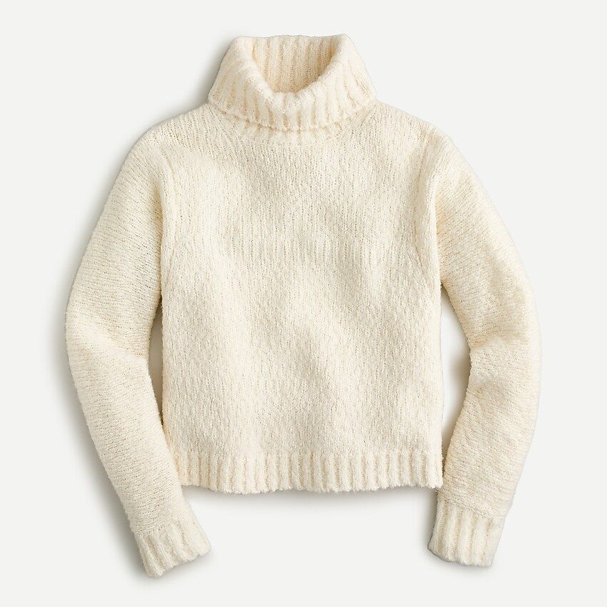 Swingy alpaca-blend turtleneck sweater | J.Crew US