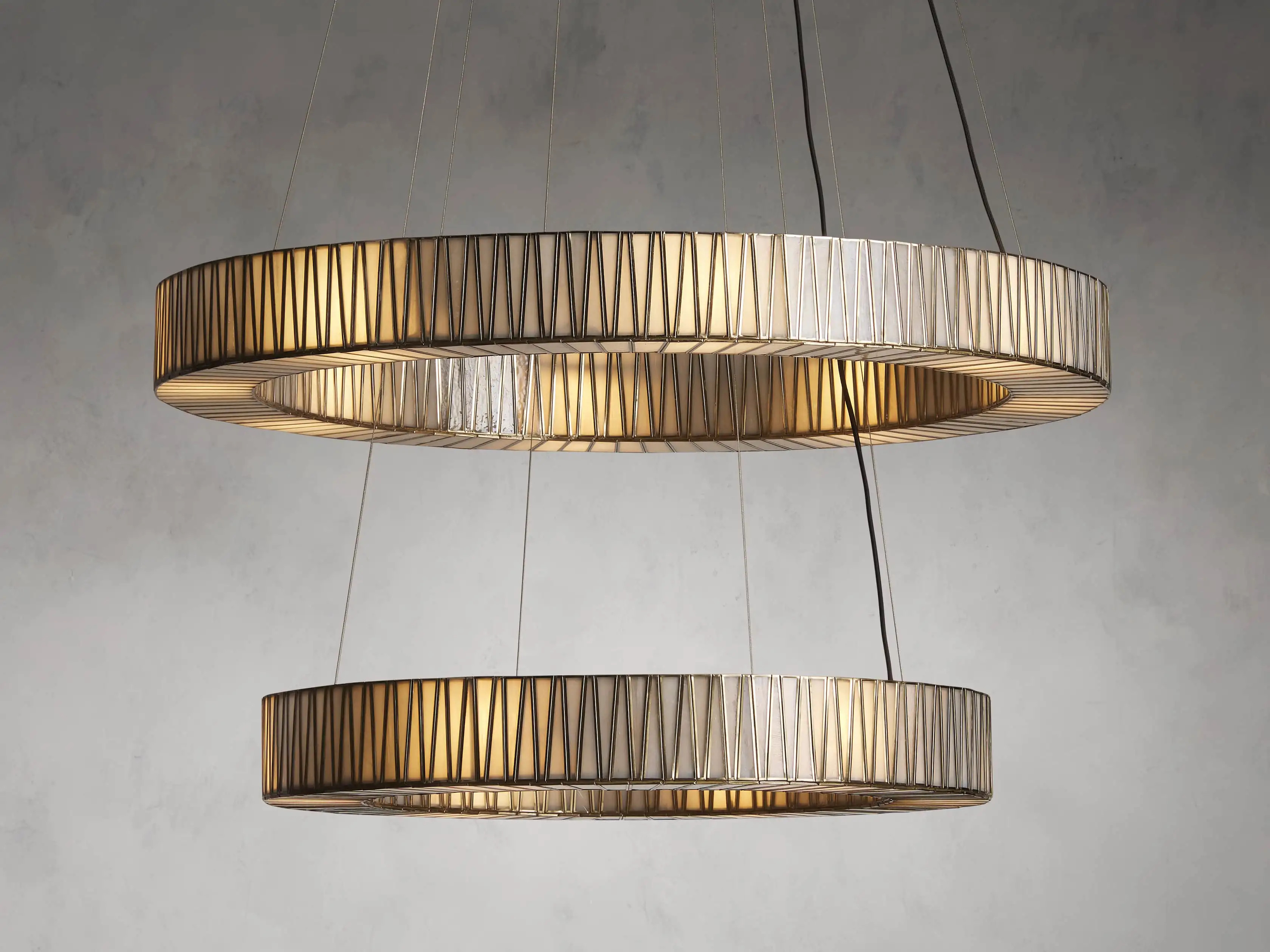 Jeunet 2-Tier Round Chandelier | Arhaus