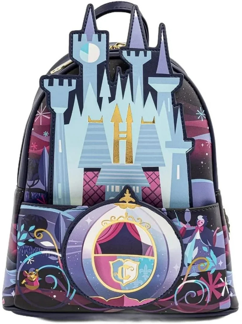 Loungefly Disney Cinderella Princess Castle Series Mini Backpack - Walmart.com | Walmart (US)