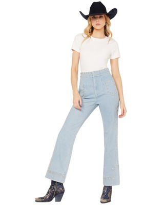 Understated Leather Women's Bluegrass Studded Jeans - WPNT201133 | eBay US