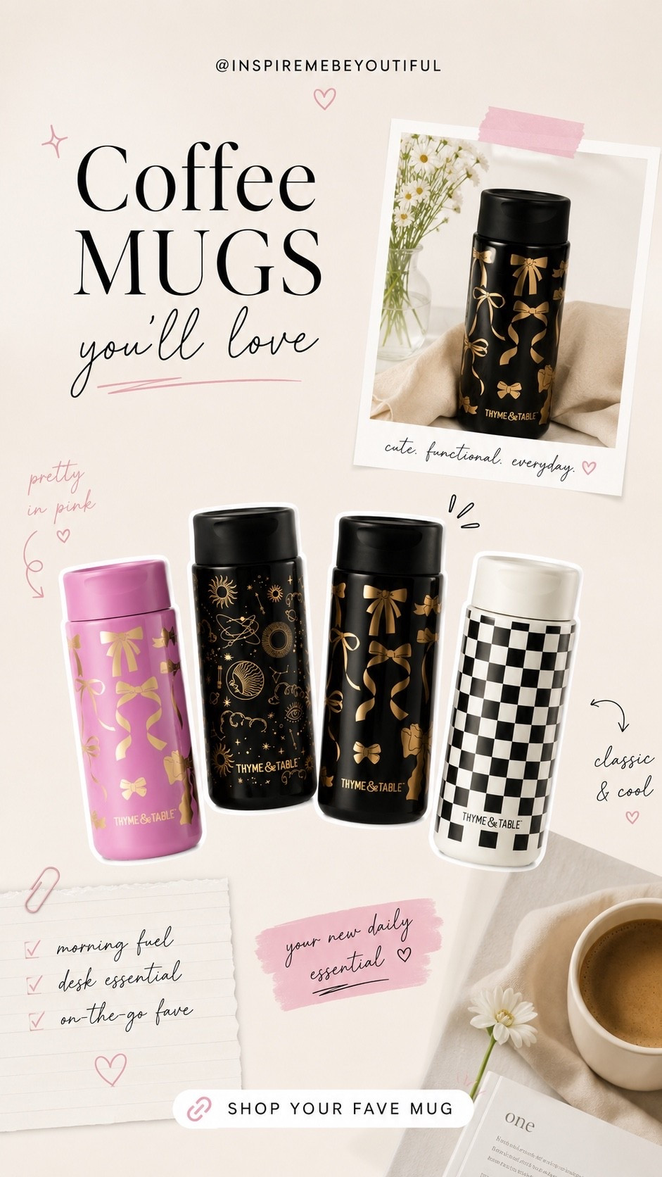 If you take your coffee or tea to go! How cute are these! And they are on sale right now!

#LTKmorningroutine #LTKfoodie #LTKmomlife