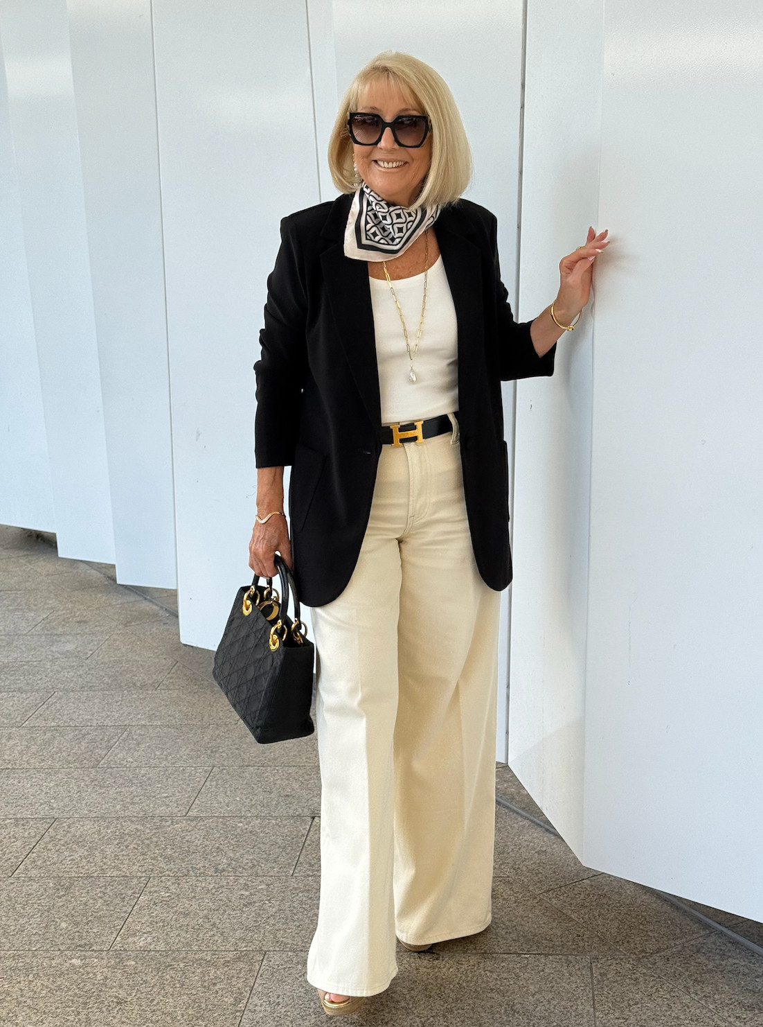 BLACK or BROWN BLAZER! 🤎🖤

Let’s style CREAM JEANS two different ways for a CASUAL CHIC look. 
I’ve styled my  BLACK BLAZER with a SCARF,  for that elevated, timeless style.
By adding PEARLS to the BROWN BLAZER, I have created a totally different look, with a touch of ELEGANCE!

🔗 SHOP: LINKS in BIO and STORIES or Message SHOP! 🛍

#Agelessstyle #AgelessElegance #StyleOver50 #EverydayStyle #OOTD 

 #LTKaustralia #LTKover50style #LTKstyletip