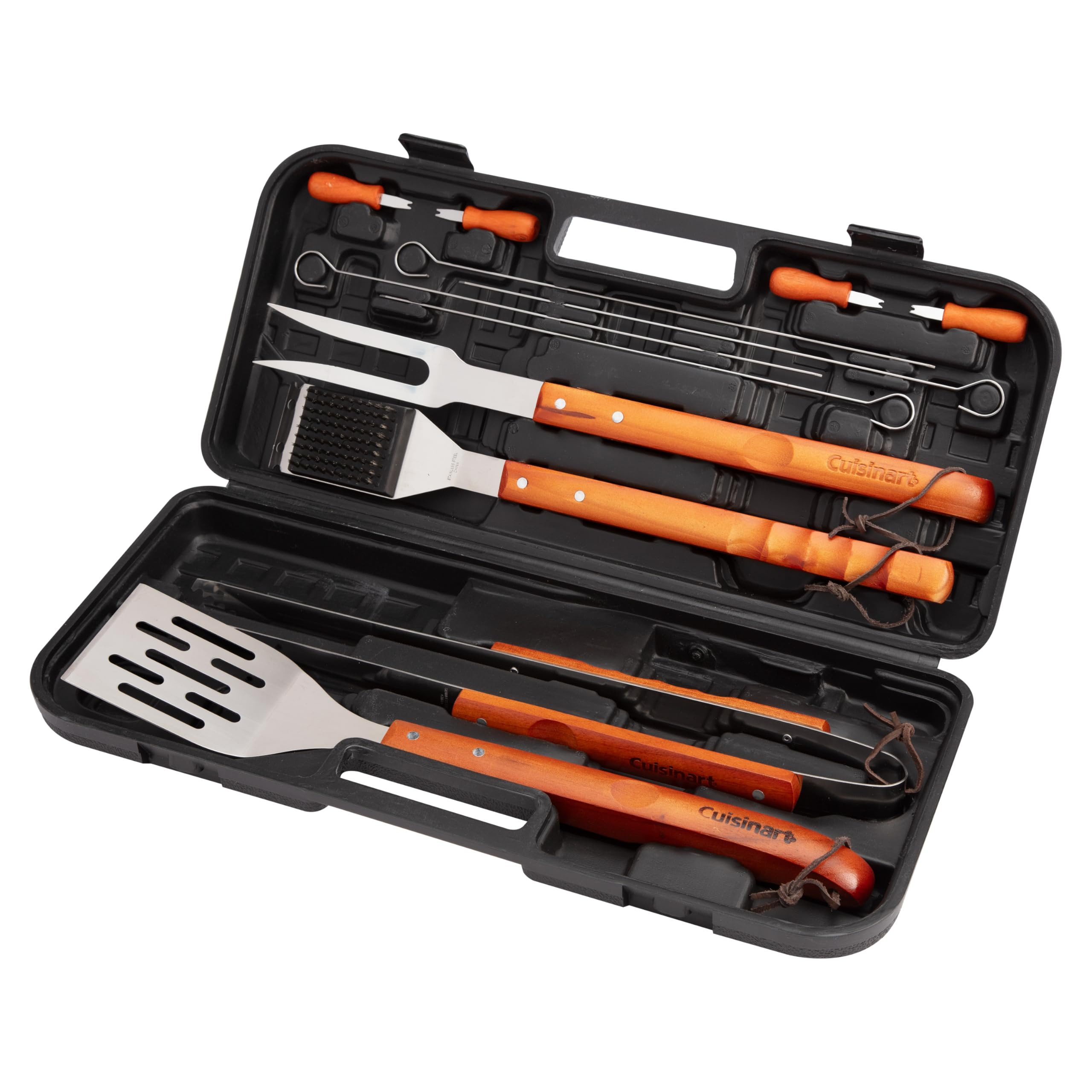 Cuisinart 13-Piece Wooden Grill Tool Set, BBQ Accessories and Grill Tools, Durable Stainless-Stee... | Amazon (US)