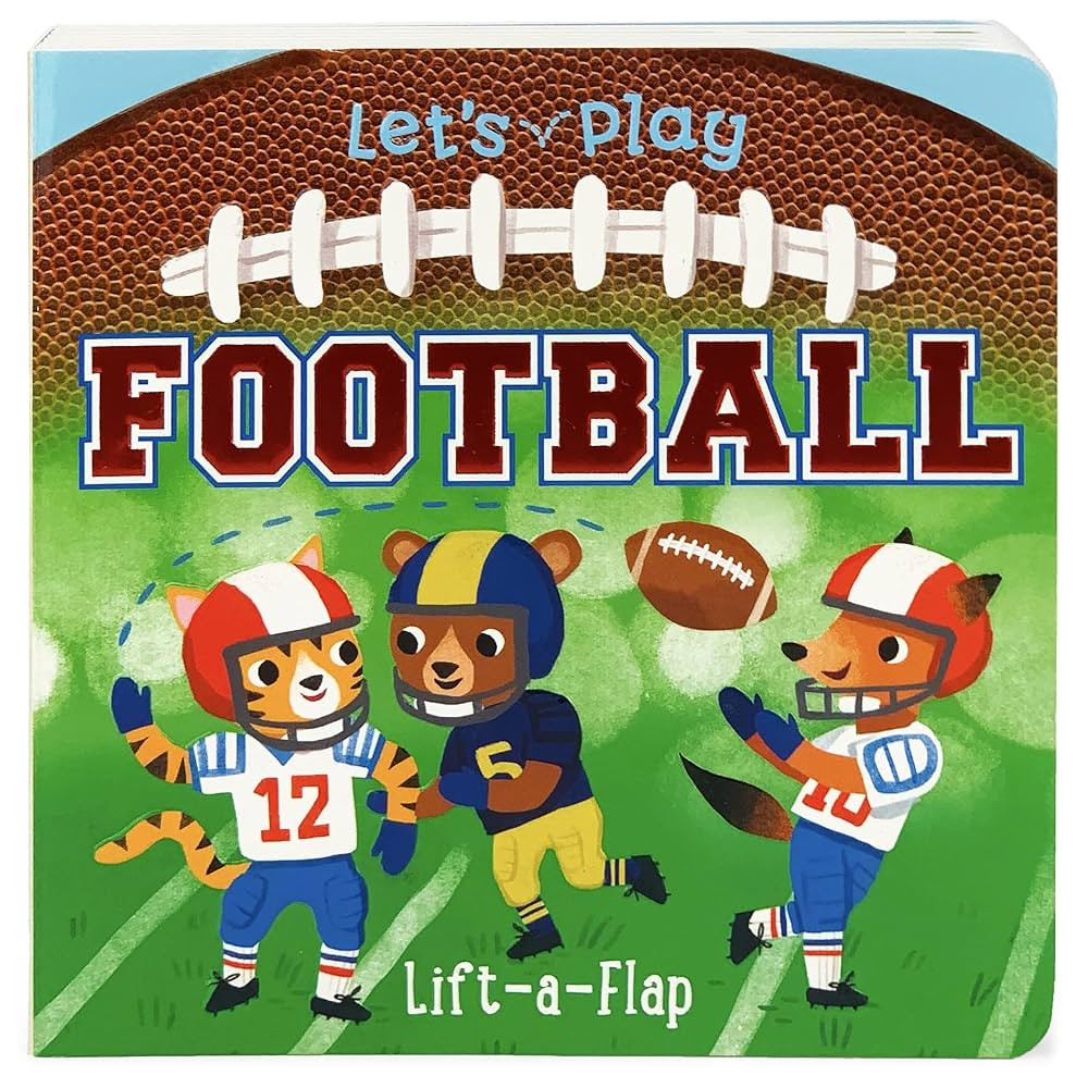 Let's Play Football! A Lift-a-Flap Board Book for Babies and Toddlers, Ages 1-4 (Chunky Lift-A-Fl... | Amazon (US)