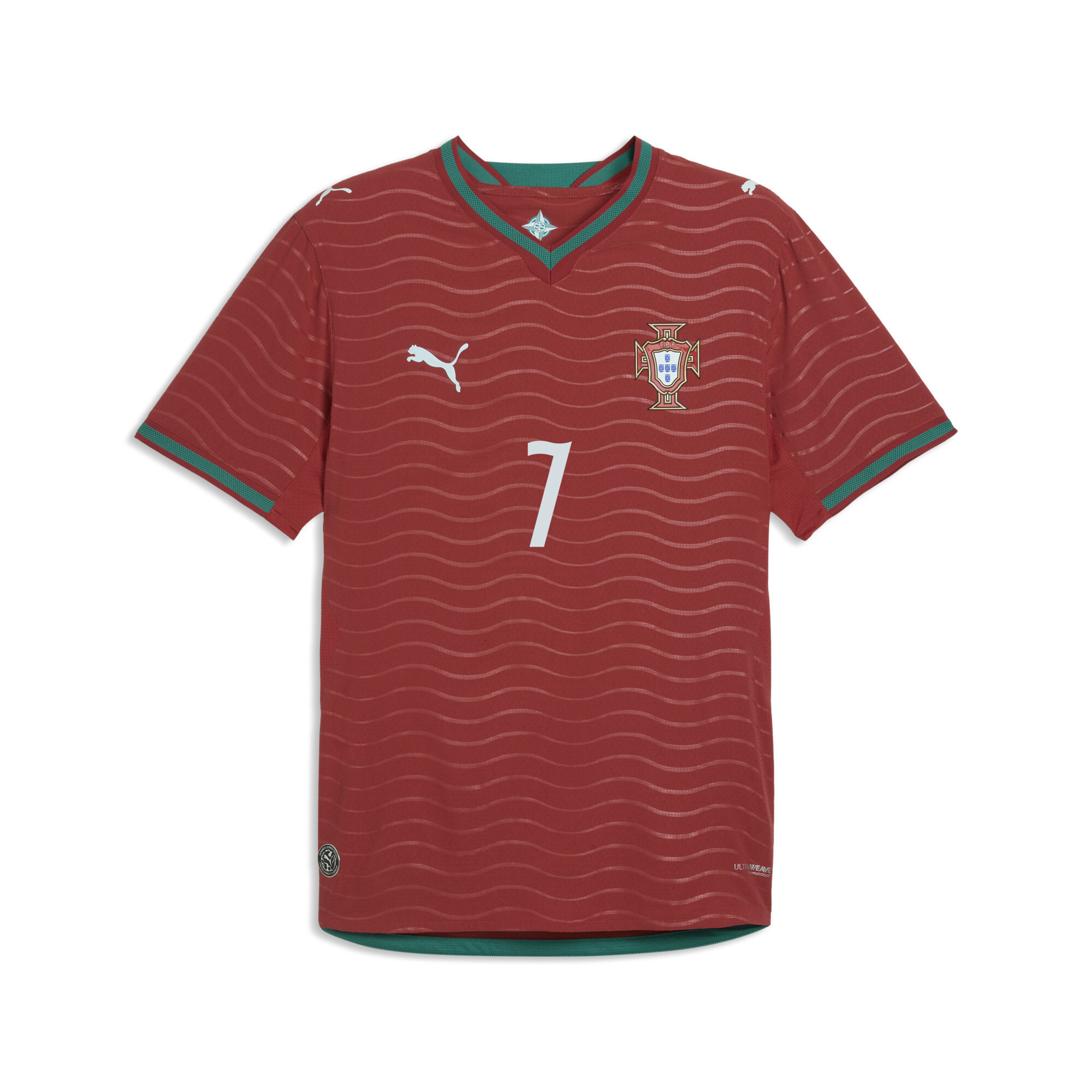 PUMA Portugal 2026 Authentic Home Jersey Men - Ronaldo #7 in Red | Size 2XL | PUMA UK
