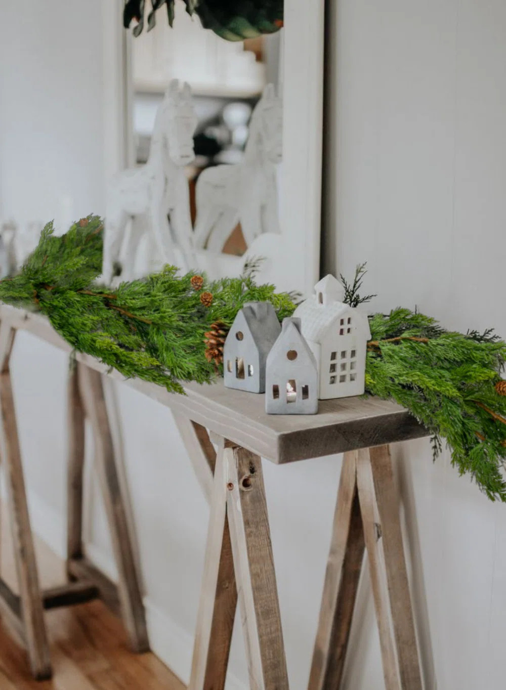 The Holiday Aisle® Artificial Single Cypress Garland With Pine Cones, Christmas Tree Garlands, H... | Wayfair North America
