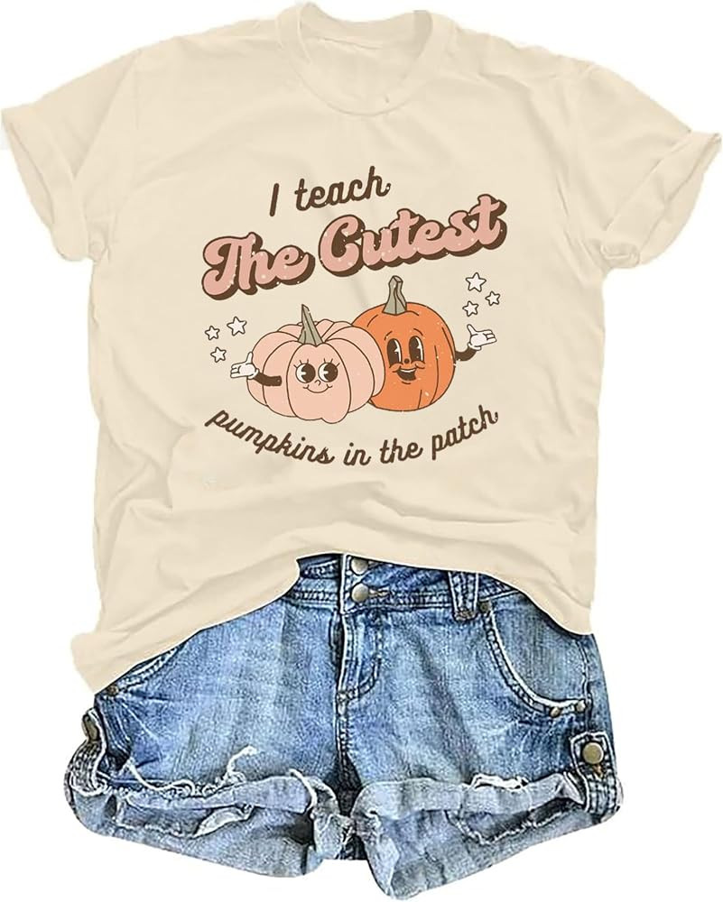 Halloween Teacher Shirts for Women Read More Books Ghost Shirt Spooky Bookish Halloween Shirts Sh... | Amazon (US)