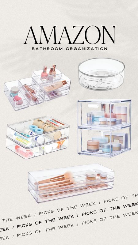 Amazon | Bathroom Organization

Makeup organization, beauty storage, bathroom storage 

#LTKhome #LTKfindsunder50 #LTKbeauty