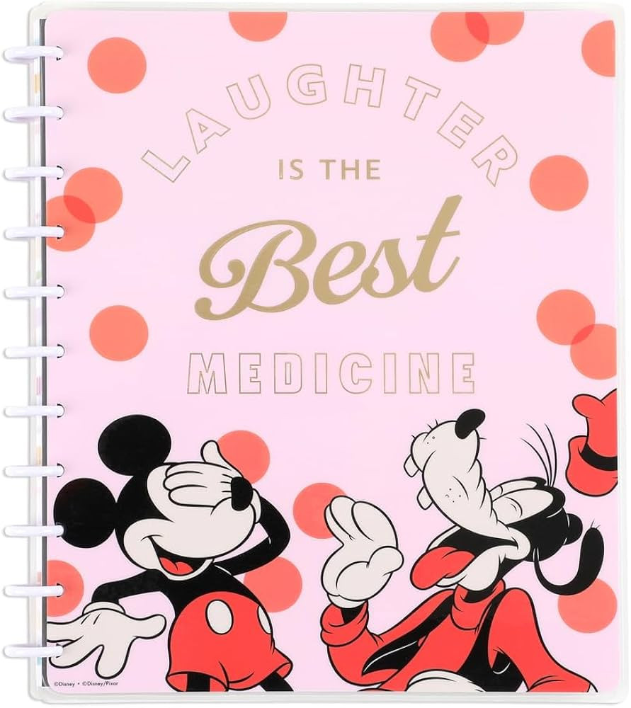 Happy Disney Planner Daily Notebook for Office, School or Journaling – 60 Sheet Dot Lined Paper... | Amazon (CA)
