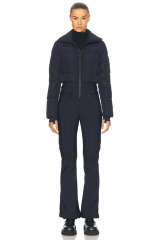 Fusalp Clarisse Ski Suit in Marin & Noir - Navy. Size 42 (also in ). | FWRD 
