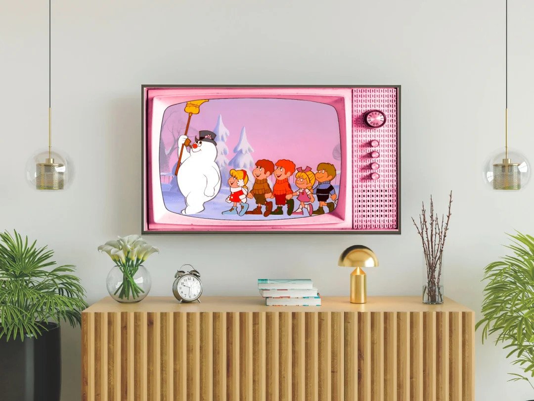 Retro Christmas Movie Samsung Frame TV Art (digital Download) - Etsy | Etsy (US)