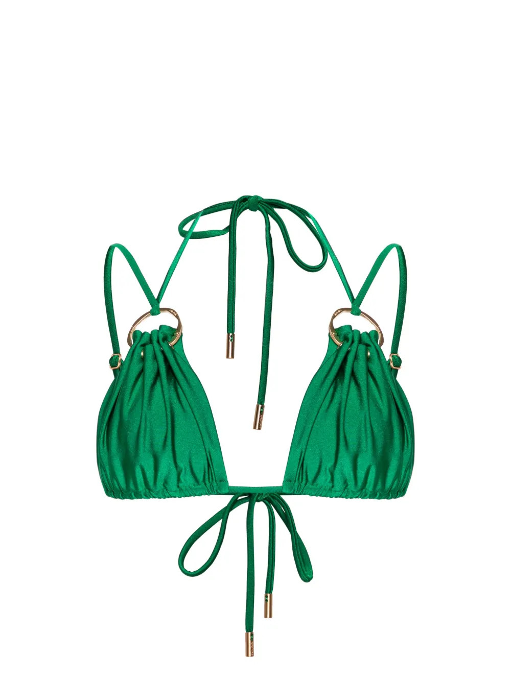 Cult Gaia Golda Triangle Bikini Top - Farfetch | Farfetch Global