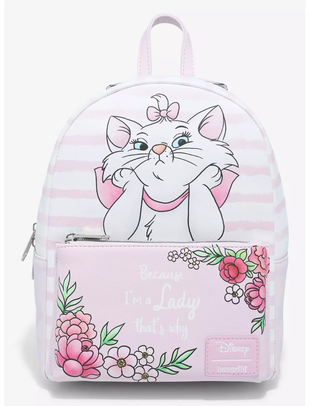 Loungefly Disney The Aristocats Marie Stripe Mini Backpack | Hot Topic