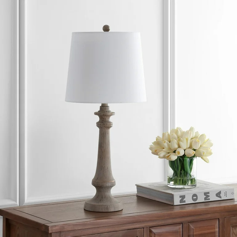 SAFAVIEH Rhett Traditional Rustic 28 in. H Table Lamp, Antique Brown | Walmart (US)