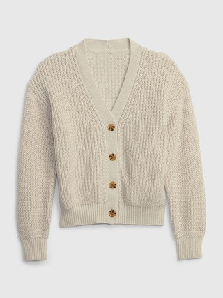 Kids Shaker-Stitch Cardigan | Gap (US)