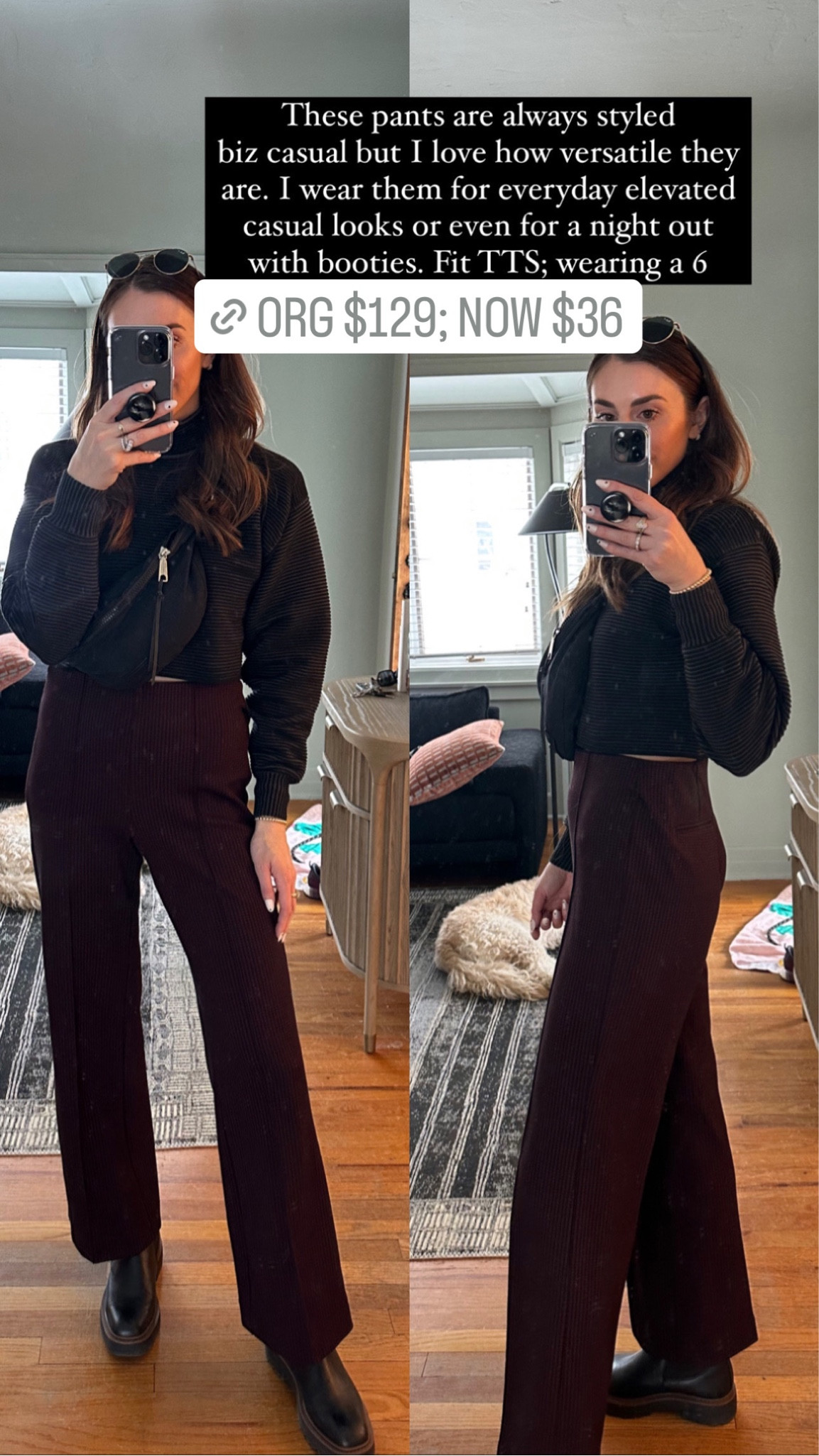 Trousers; wide leg pants; houndstooth pants 

#LTKunder50 #LTKworkwear #LTKsalealert